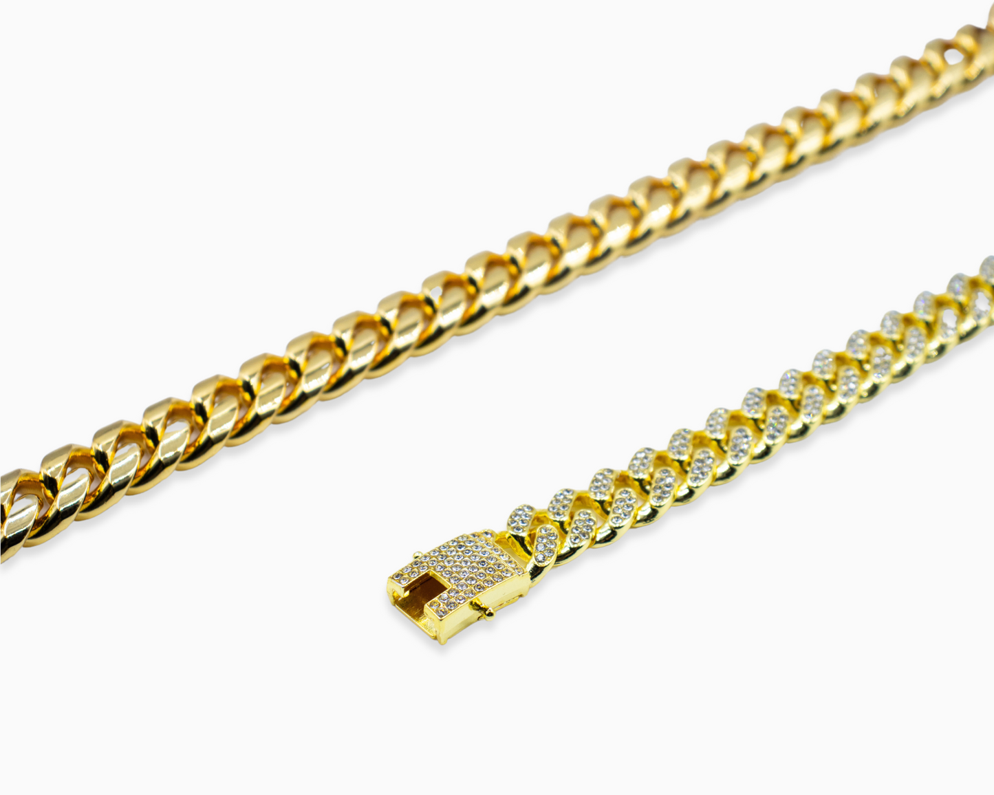 18k Gold Deluxe Diamond Chain